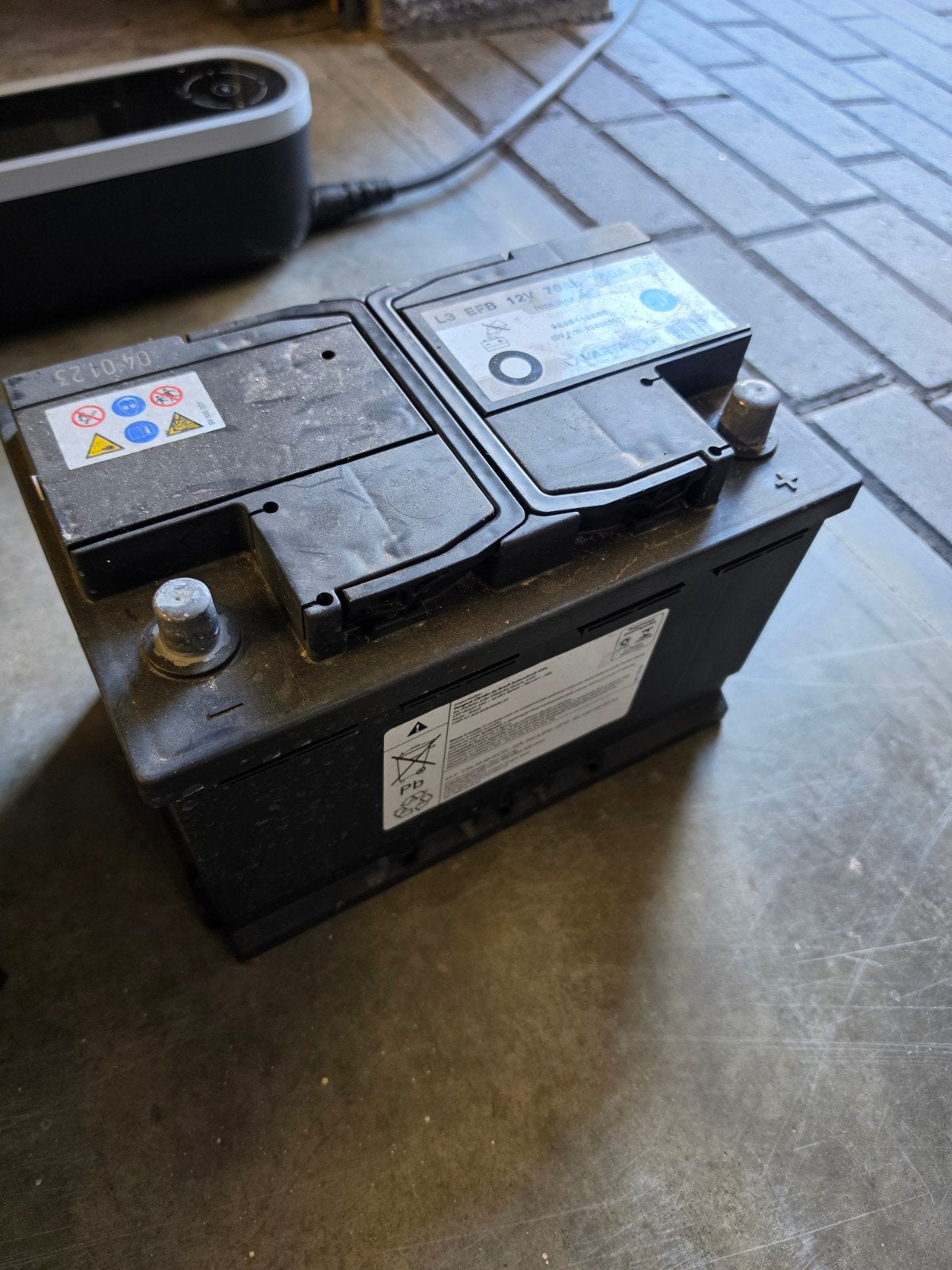 Varta 12V 70Ah 760A EFB accu uit 2023 (Start-Stop), Gebruikt, Skoda