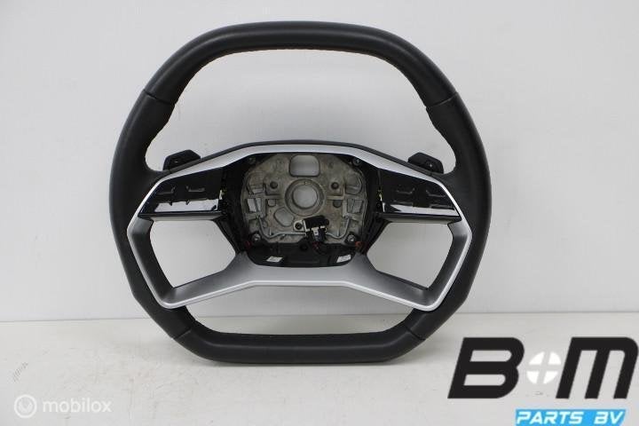 Leder multifunctioneel stuur + flippers Audi Q4 89A413091L, Gebruikt