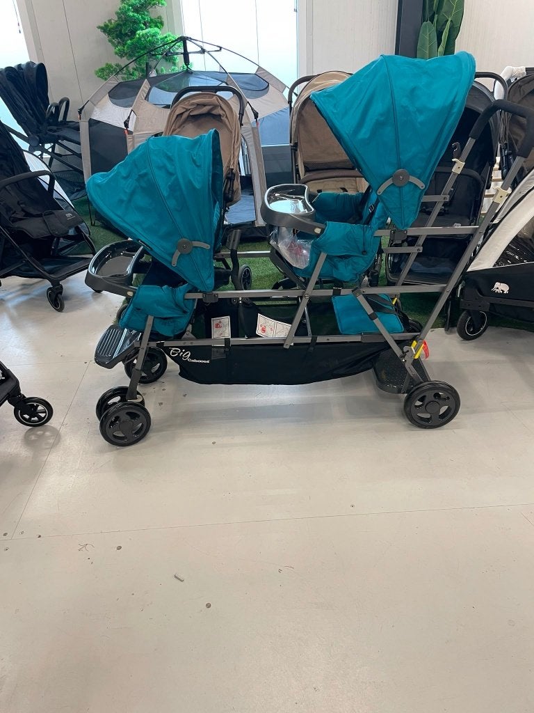 Joovy Big Caboose Triple Kinderwagen - Blauw, Rood en Zwart, Ophalen of Verzenden, Nieuw, Overige merken, Duomodel