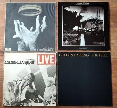 Lp's Golden Earring SET Collectie Vinyl 4x album 5 vinyl, Gebruikt, Gatefold hoes, Ophalen of Verzenden, 12 inch