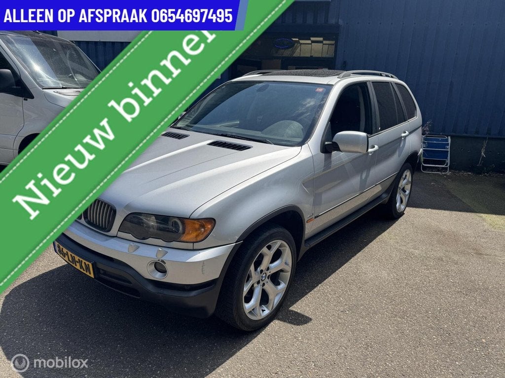 BMW X5 4.4i Executive ECC LEDER CRUISE SCHUIF/KANTEL TREKHAA, Auto's, BMW, Automaat, Gebruikt, 138 €/maand, 2080 kg