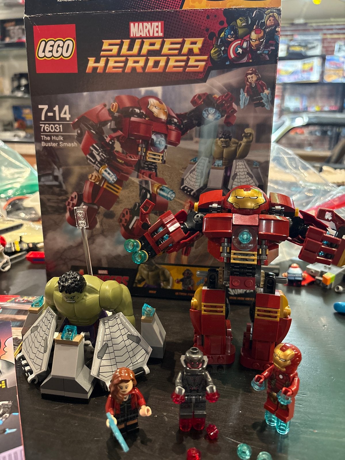 Lego Marvel Super Heroes 76031 The Hulk Buster Smash, Gebruikt, Marvel, Lego, Ophalen of Verzenden