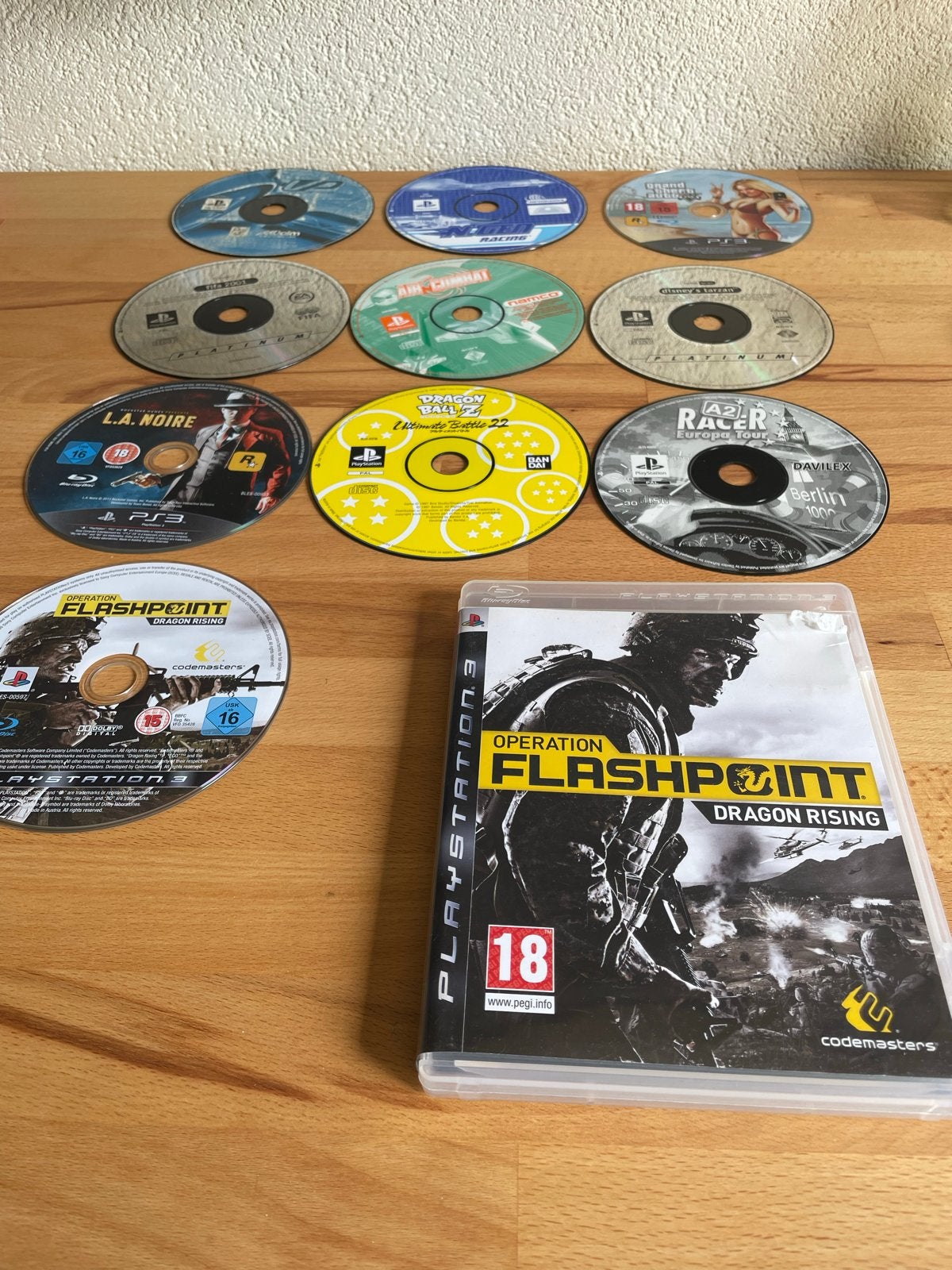 PS1/ps3 games collectie, Gebruikt, Vanaf 18 jaar, Overige genres, 1 speler