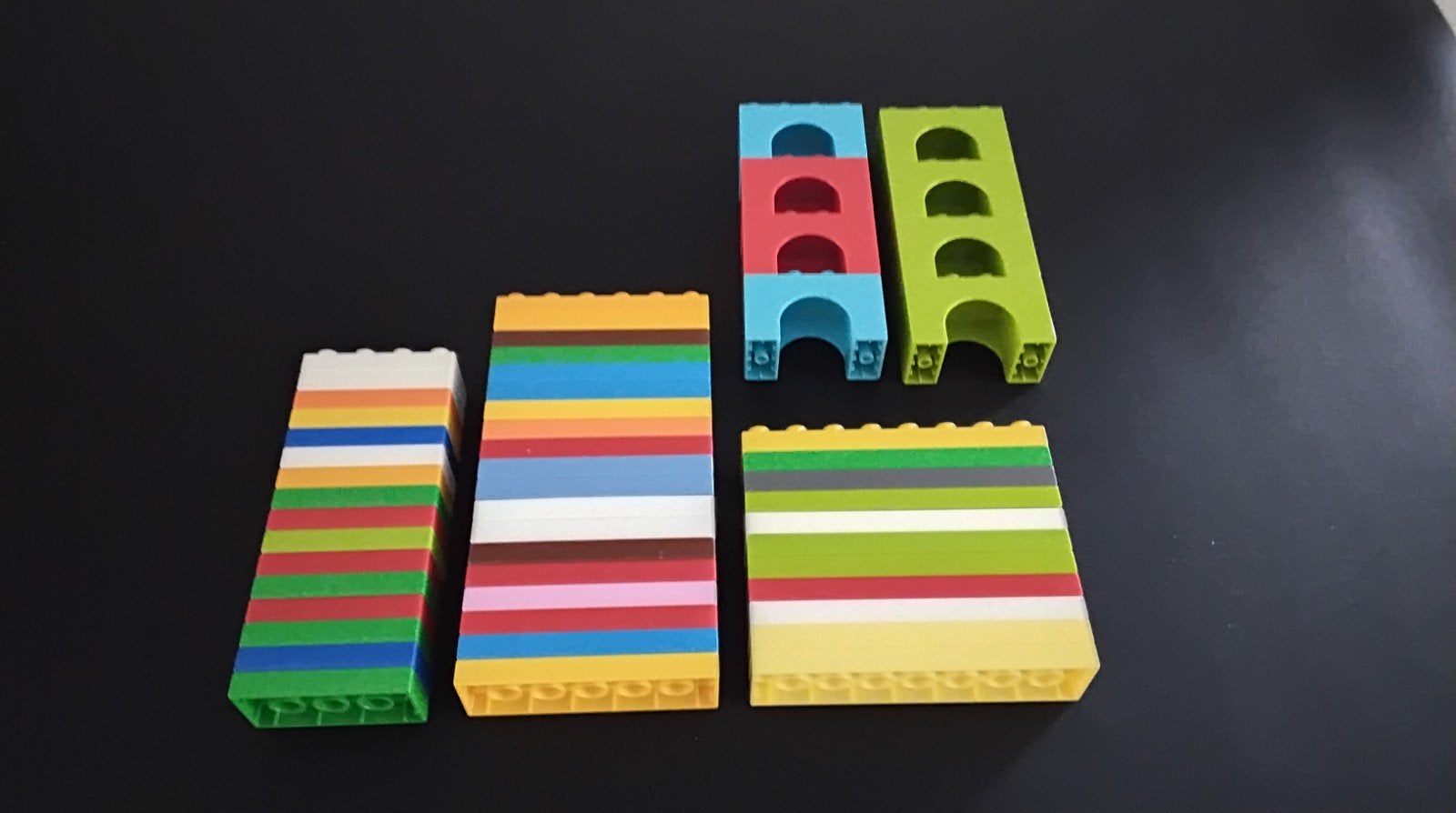 Duplo Smalle Blokken Diverse Maten en Kleuren (46 stuks), Ophalen of Verzenden, Gebruikt, Losse stenen, Duplo