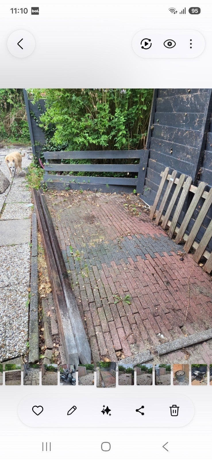 Gebruikte klinkers voor tuin of oprit, Tuin en Terras, Ophalen, Gebruikt, Klinkers, 5 tot 10 m²