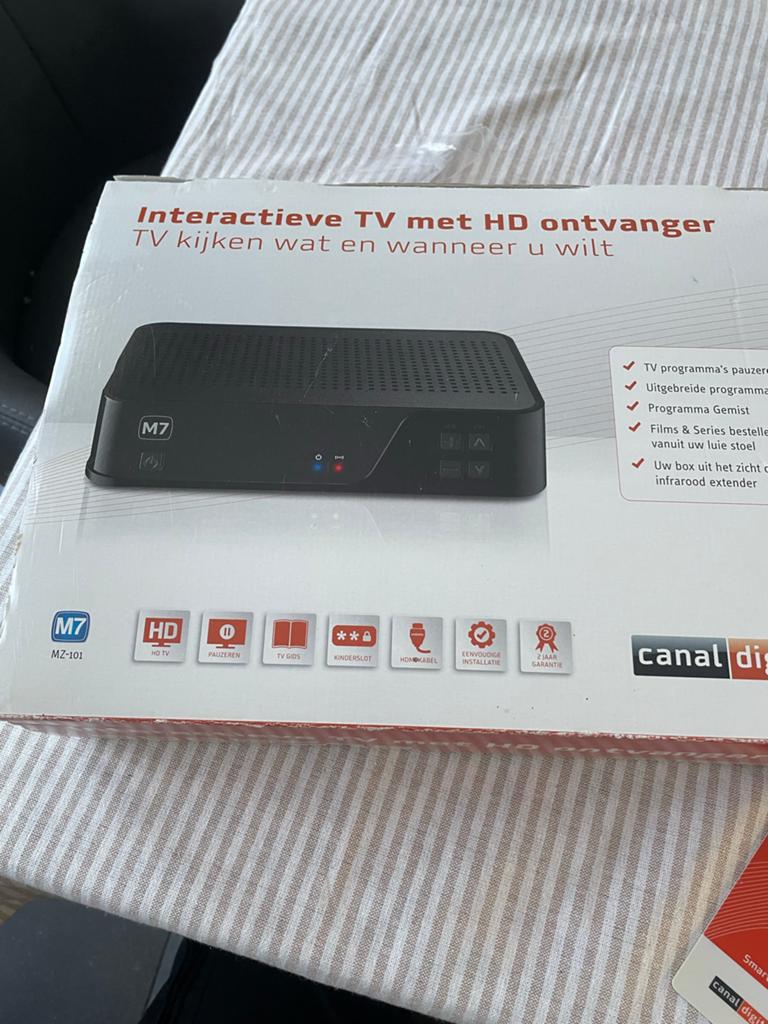 Canal Digitaal M7 MZ-101 HD Ontvanger met Afstandsbediening, Ophalen, Gebruikt, Decoder