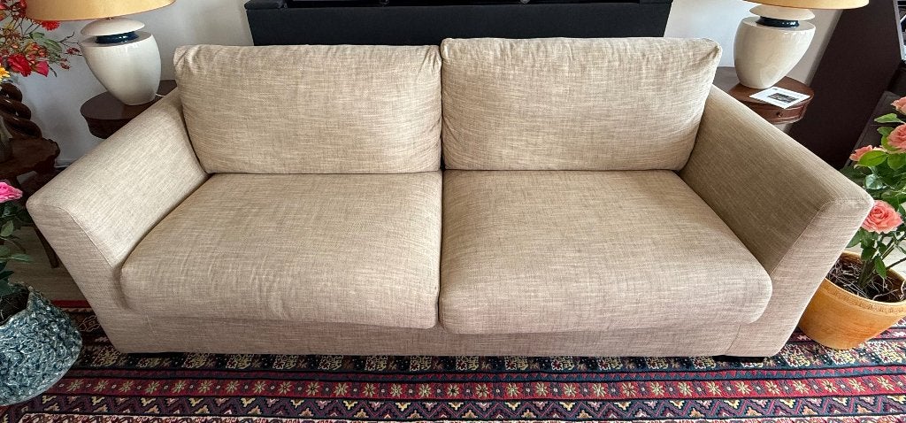 Een of set van twee banken/sofa’s (driepersoons, 229cm), Ophalen, Gebruikt, Driepersoons, 75 tot 100 cm