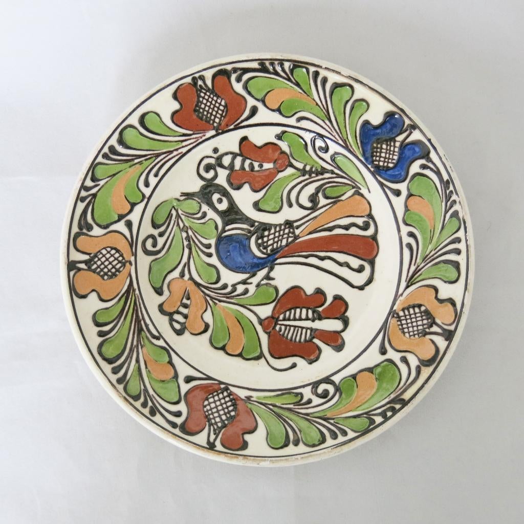 Handbeschilderd Korond aardewerk., Ophalen of Verzenden