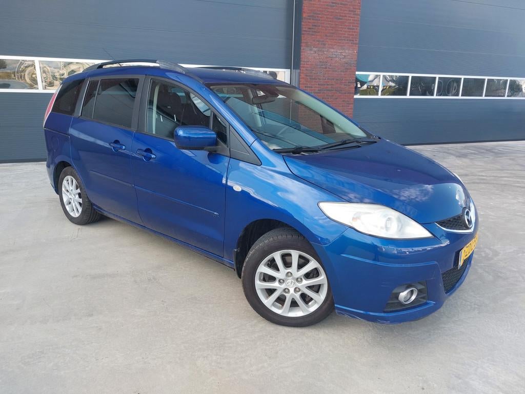 Mazda 5 2.0 Business 7 persoons APK 8-2026, Stof, Gebruikt, Zwart, Blauw
