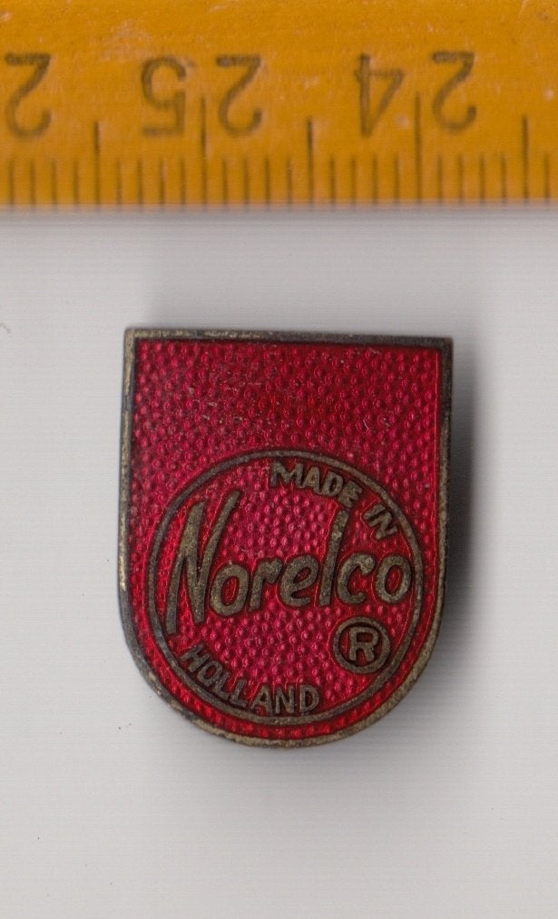 Norelco Philips Radio embleem schildje logo A, Ophalen of Verzenden