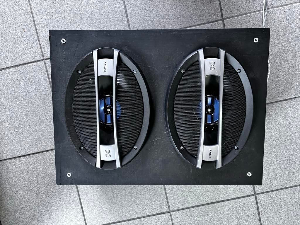 Sony speakers in behuizing, Auto diversen, Autospeakers, Zo goed als nieuw, Ophalen