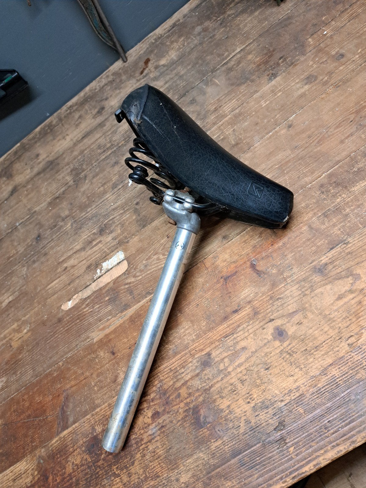 Gazelle fietszadel met stang., Gebruikt, Ophalen of Verzenden, Zadel, Stadsfiets