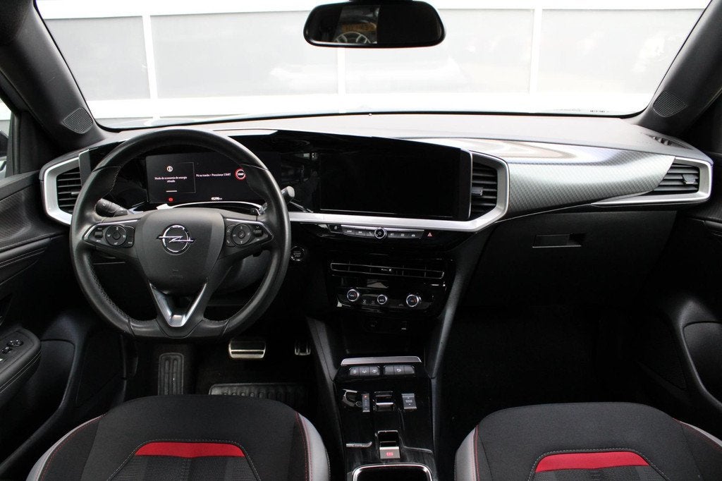 Opel Mokka 1.2 Turbo GS Line/AUTOMAAT, Gebruikt, Zwart, Leder en Stof, Bedrijf