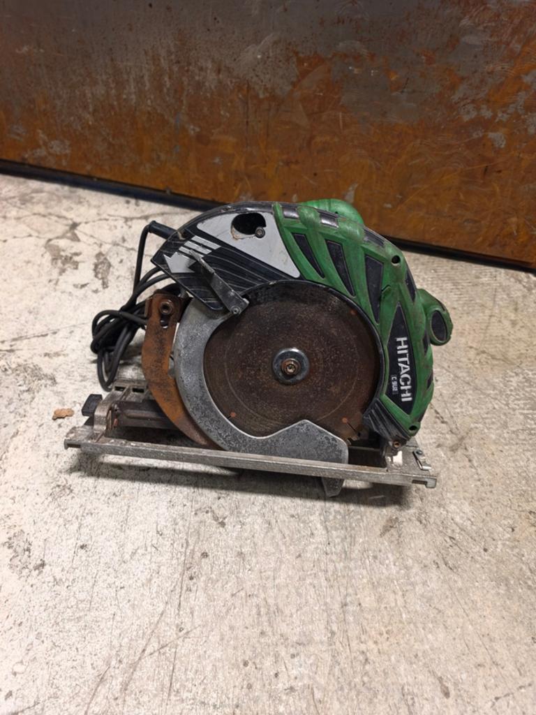 Hitachi C9U2 cirkelzaag 235mm - zaagdiepte max 86mm, Gebruikt, Cirkelzaag, Ophalen of Verzenden, 30 tot 70 mm