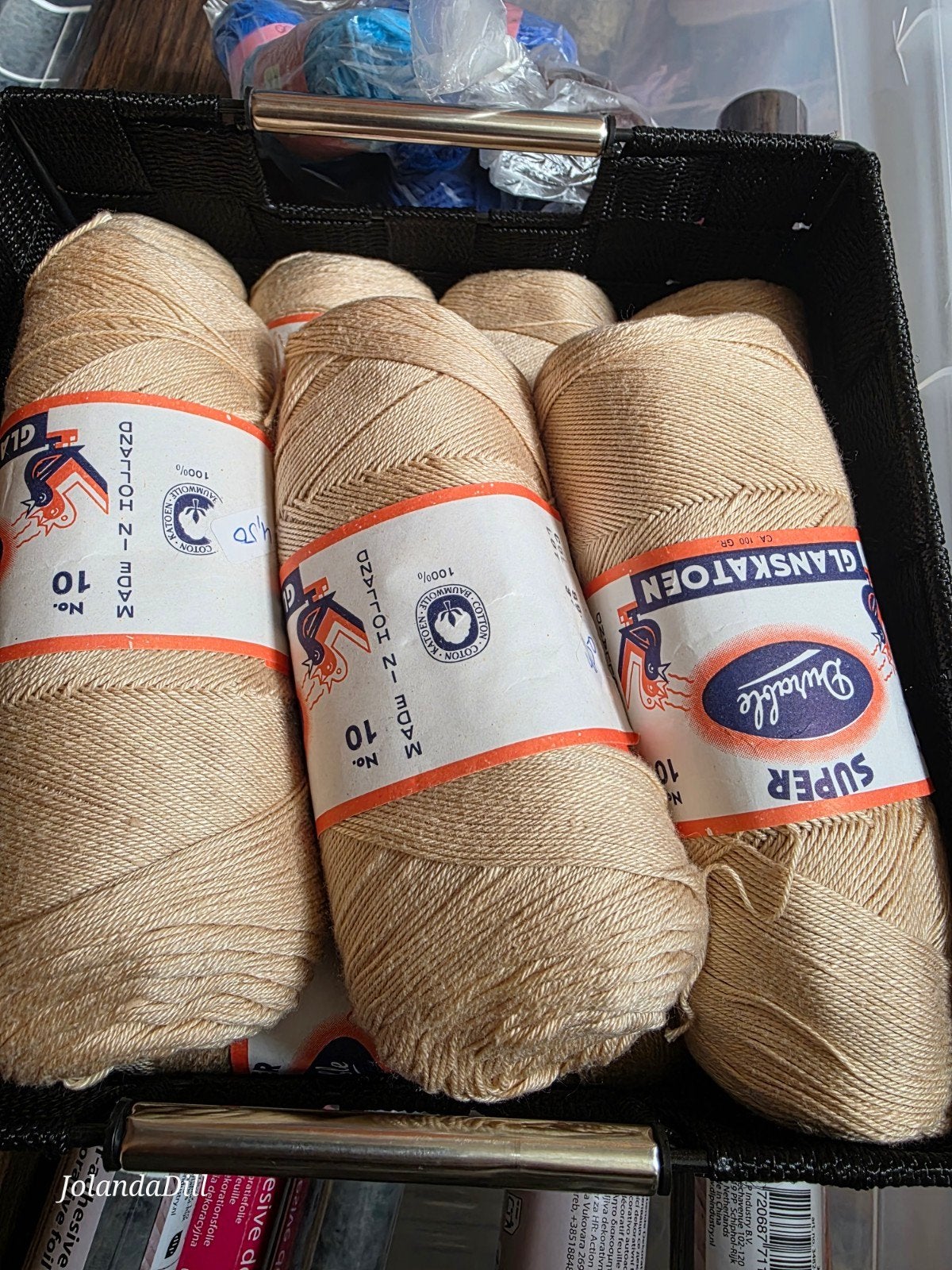 8 bollen Durable Super Glanskatoen No. 10, Hobby en Vrije tijd, Breien en Haken, Ophalen of Verzenden, Zo goed als nieuw, Breien of Haken
