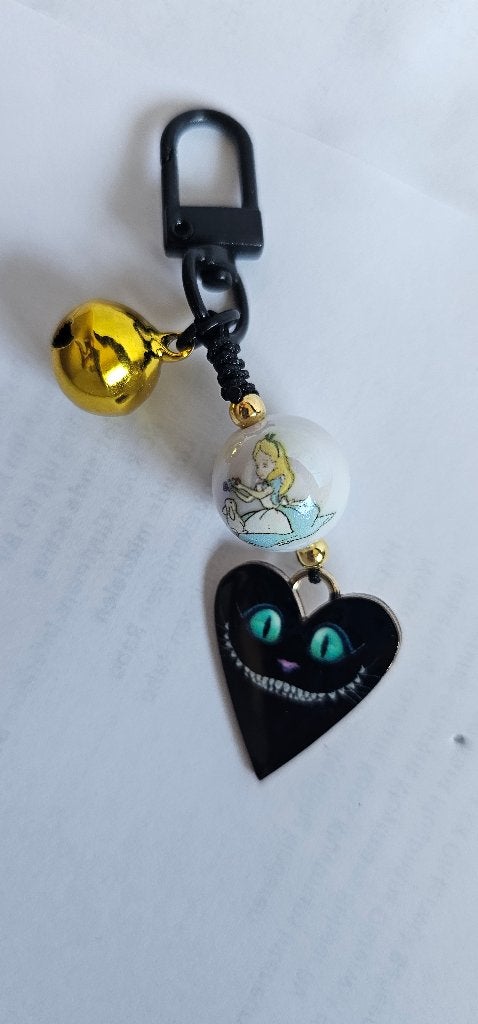 Alice in Wonderland Sleutelhanger met Cheshire Kat, Verzamelen, Sleutelhangers, Ophalen of Verzenden, Nieuw, Knuffel of Figuurtje