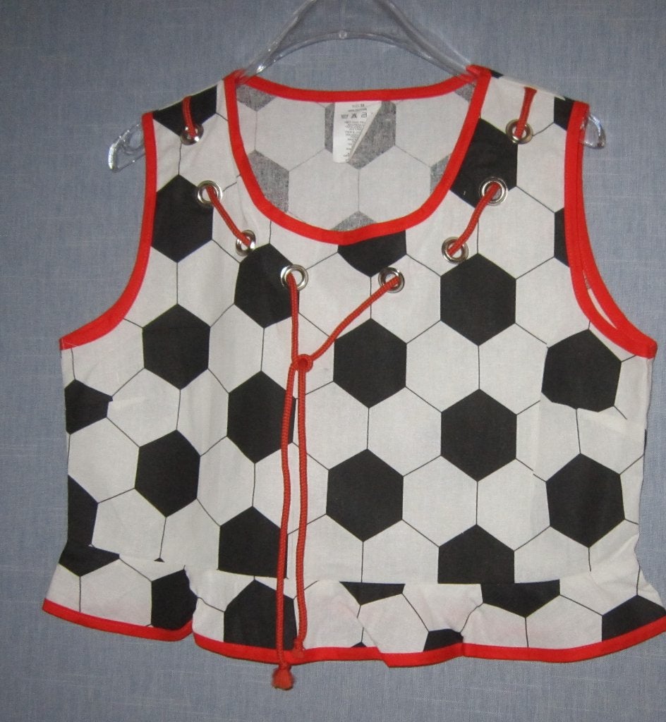 carnavals voetbal top , maat 44, model 1131, Carnaval, Maat 42/44 (L), Nieuw, Ophalen of Verzenden