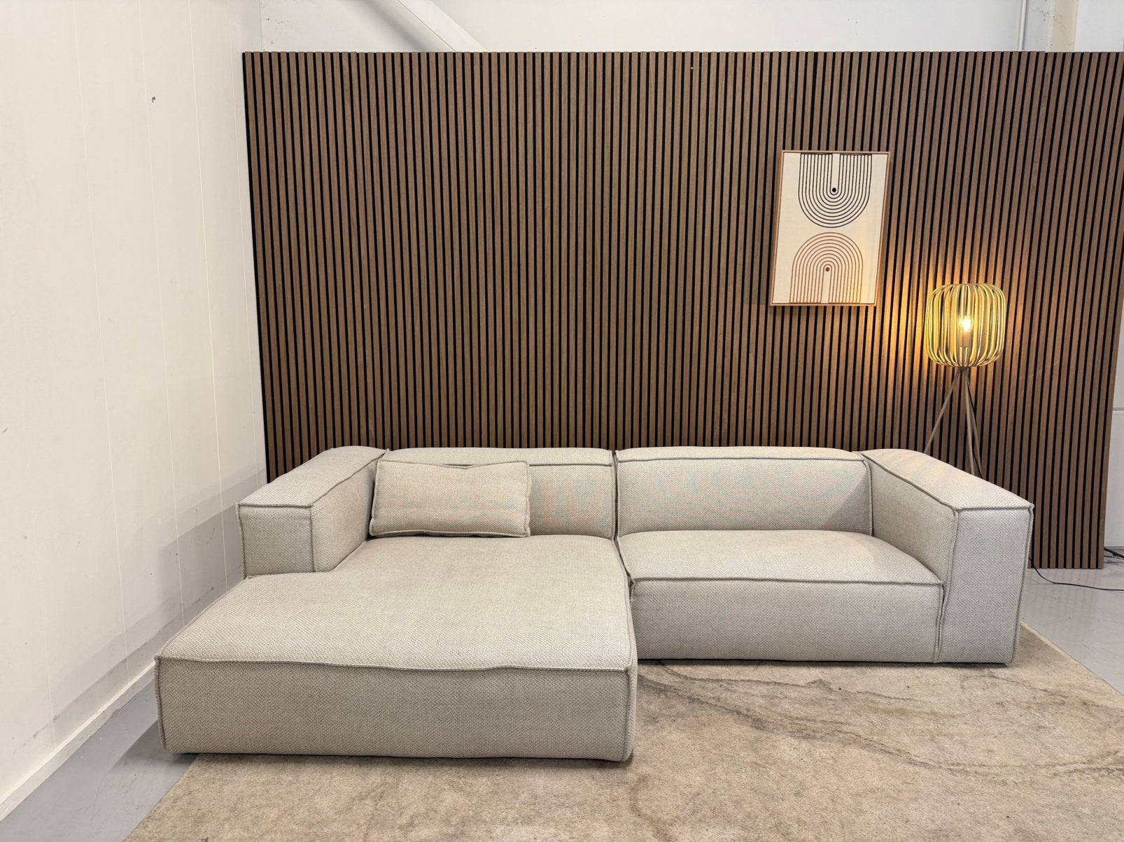 Fest Dunbar - Hoekbank - Beige - Zeer Nette Staat, Huis en Inrichting, Ophalen of Verzenden, Zo goed als nieuw, 150 cm of meer