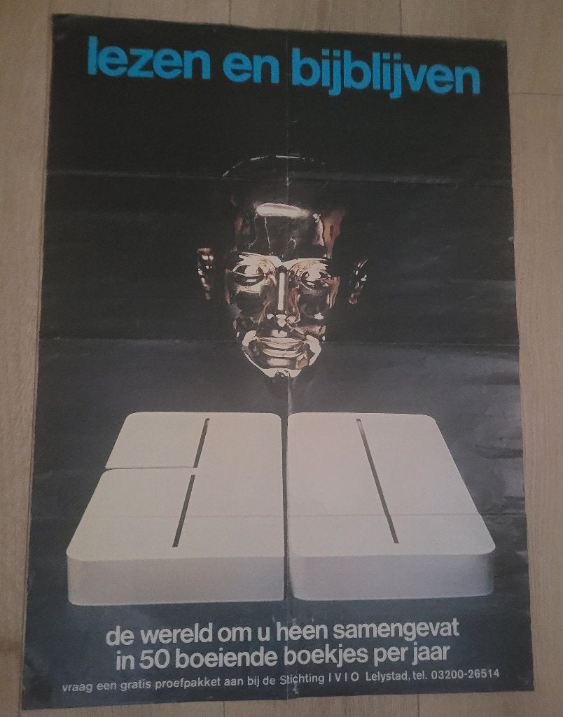 Affiche AO 1980-1983, Ophalen of Verzenden, Gebruikt