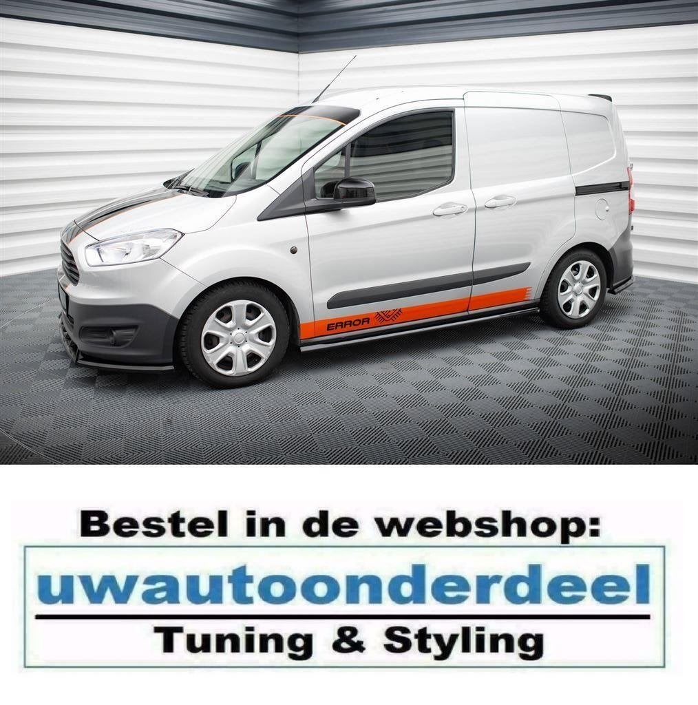 Maxton Design Spoiler Splitter Lip Ford Transit Courier, Verzenden, Automotive Parts, A.parts@hotmail.nl, Trasmolenlaan 12 3447 GZ Woerden