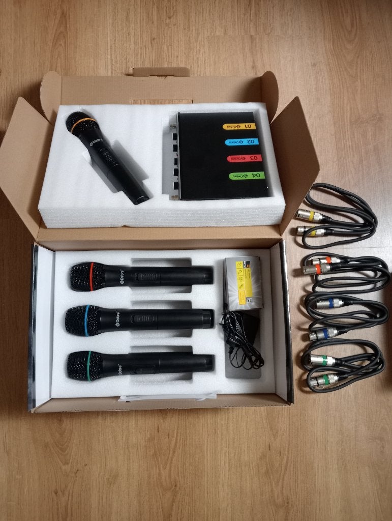 Karaoke microfoon set, Ophalen of Verzenden, Nieuw, Complete set