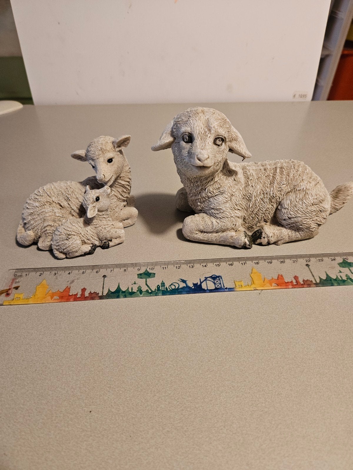 beeldjes van schaap en lammetje, Ophalen, Zo goed als nieuw, Beeldje of Figuurtje