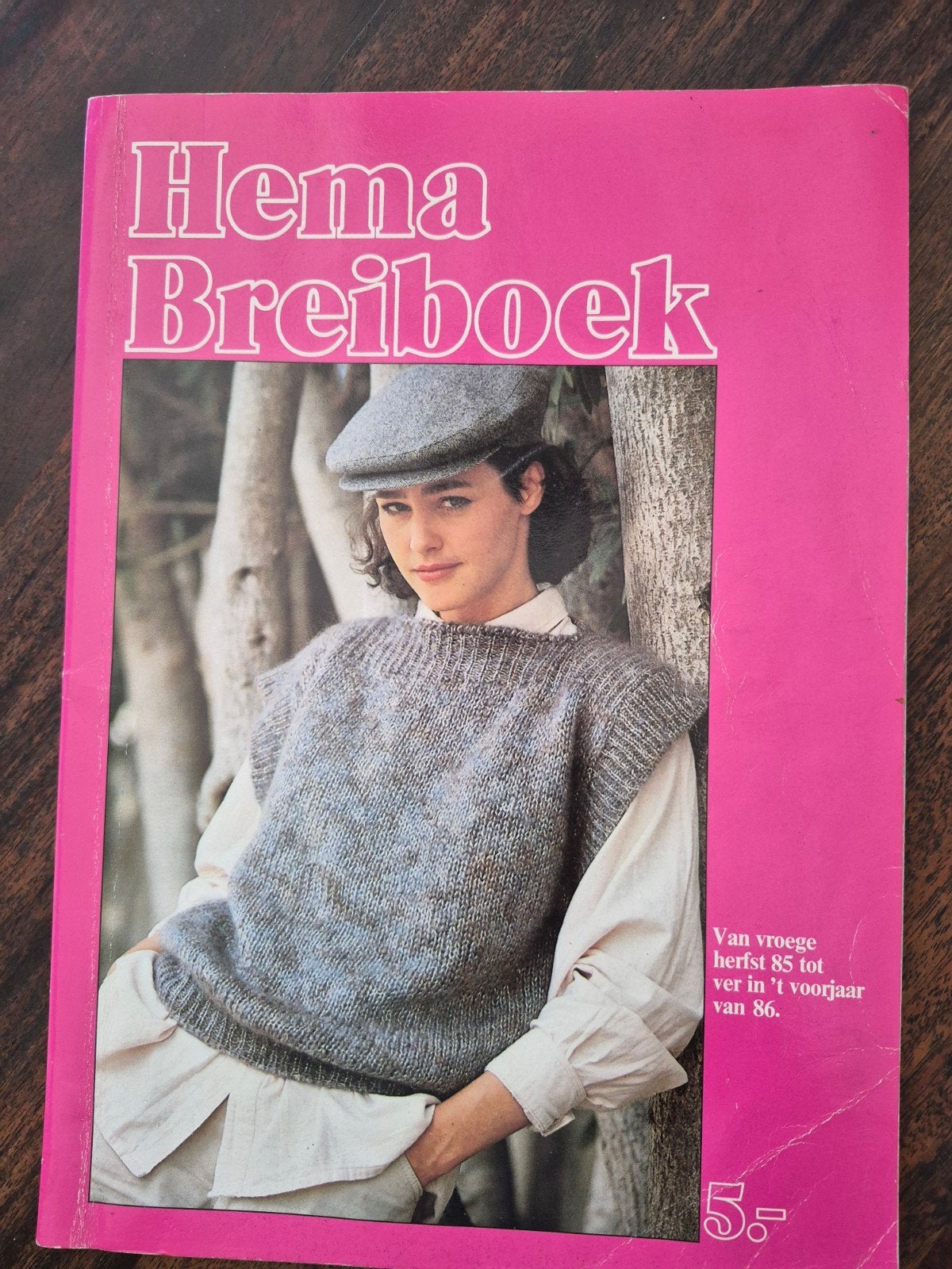 Vintage, Hema breiboek,  herfst winter  1985 /1986, Hobby en Vrije tijd, Breien en Haken, Ophalen of Verzenden, Zo goed als nieuw