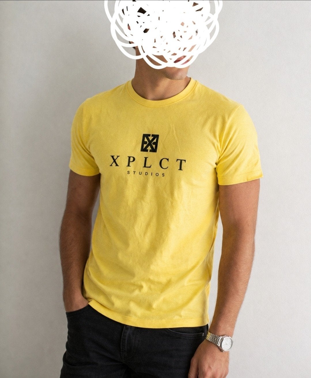 Geel XPLCT Studios T-shirt - Origineel en in goede staat, XPLCT Studios, Geel, Ophalen of Verzenden, Zo goed als nieuw