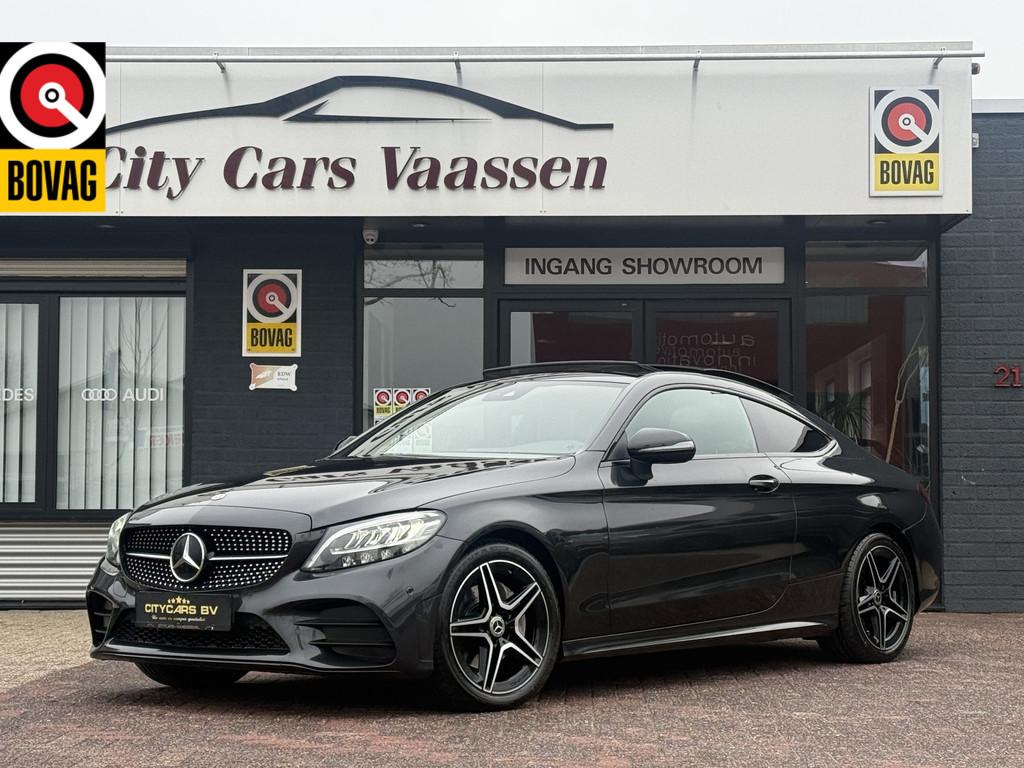 Mercedes-Benz C-Klasse Coupé 200 AMG Line night pakket 184, Auto's, Mercedes-Benz, Automaat, Achterwielaandrijving, Gebruikt, 4 cilinders