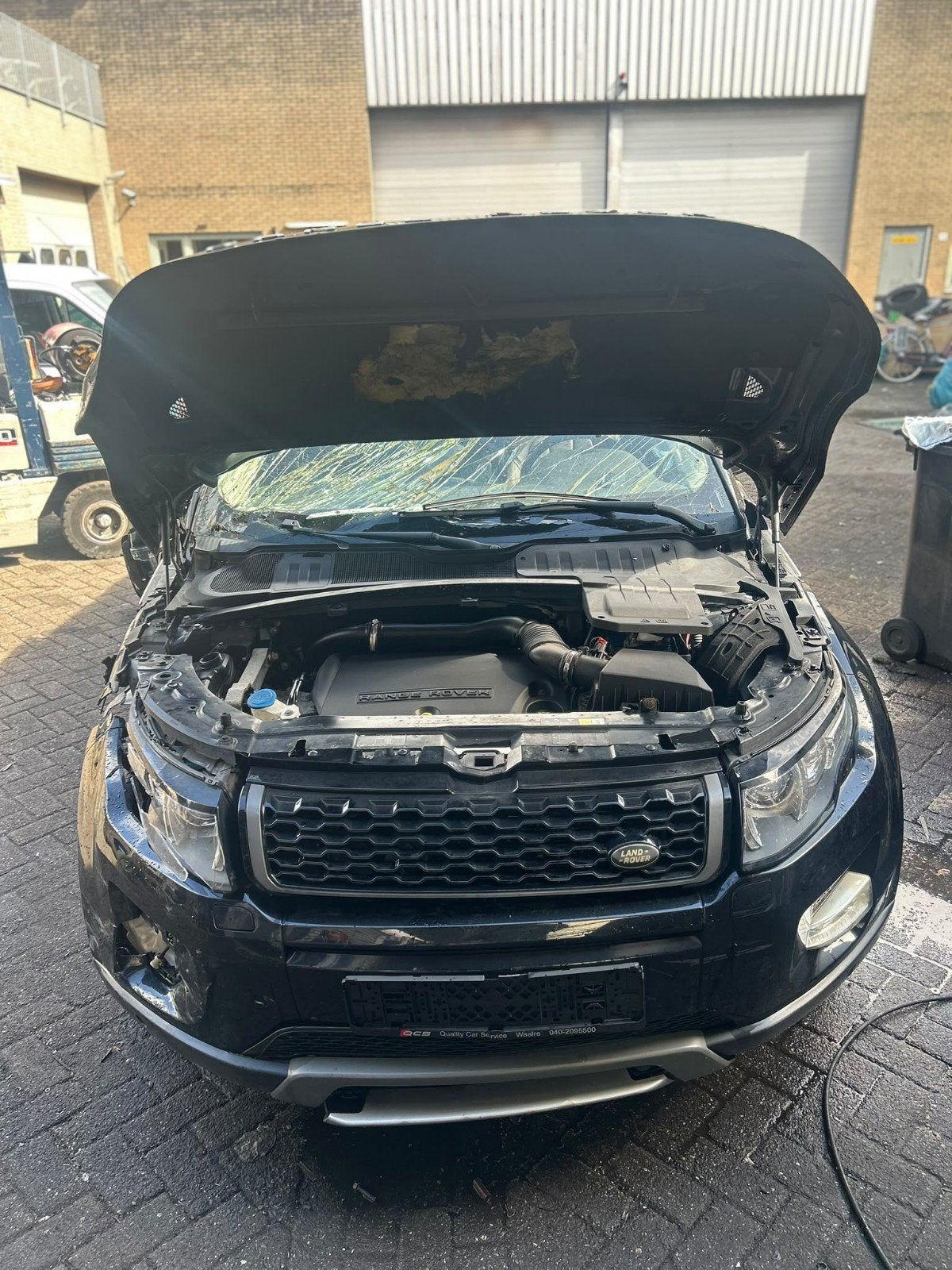 Range Rover Evoque SD4 4WD 2011 Zwart, export/opknap., Automaat, 1800 kg, Zwart, 4 stoelen