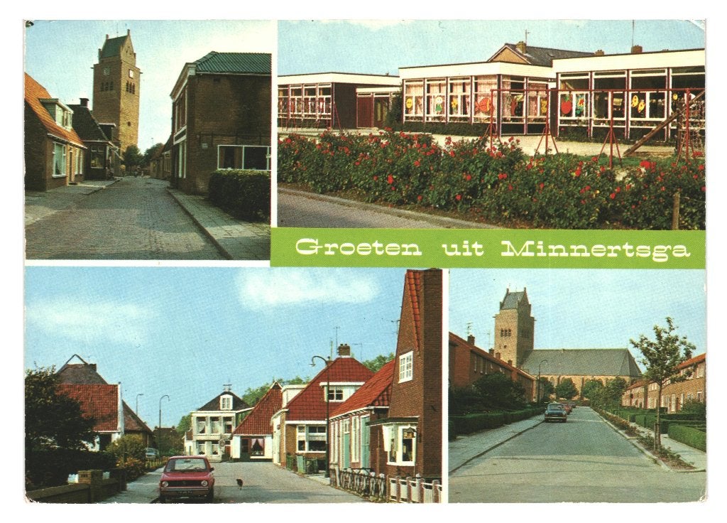 42107 Minnertsga Friesland 80+ Gelopen met Postzegel, Ophalen of Verzenden, 1980 tot heden, Gelopen, Friesland