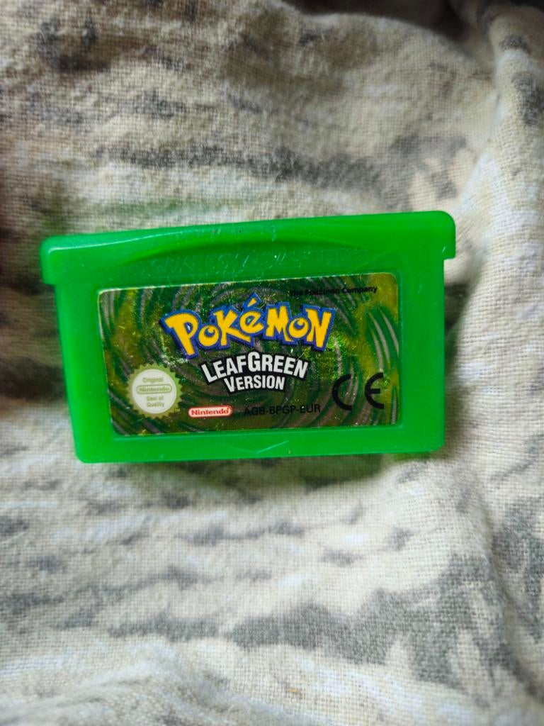 Pokémon LeafGreen origineel zonder doos, Spelcomputers en Games, Gebruikt, 1 speler, Ophalen of Verzenden, Role Playing Game (Rpg)