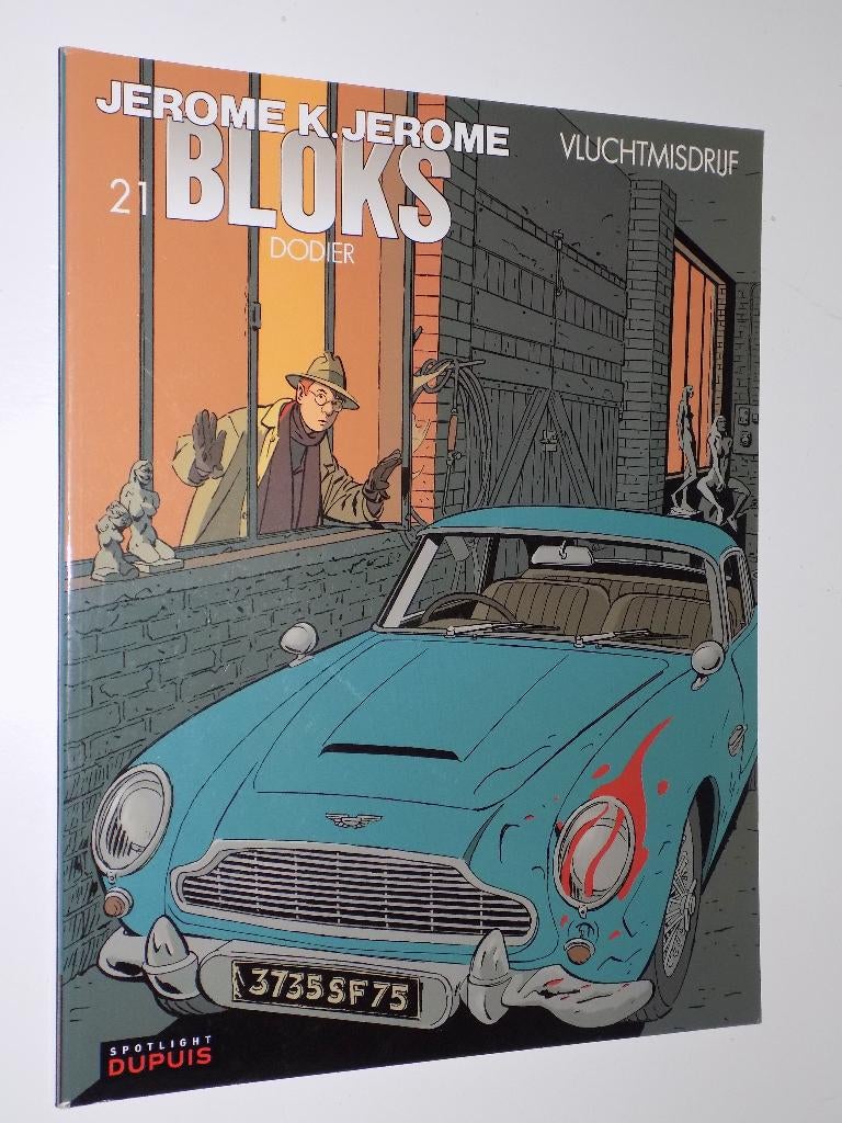 Jerome K.Jerome Bloks - 21_Vluchtmisdrijf, Eén stripboek, Ophalen of Verzenden, Zo goed als nieuw, Dodier
