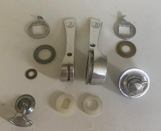 Campagnolo buisshifters /commandeurs vintage, Ophalen of Verzenden, Zo goed als nieuw, Overige typen