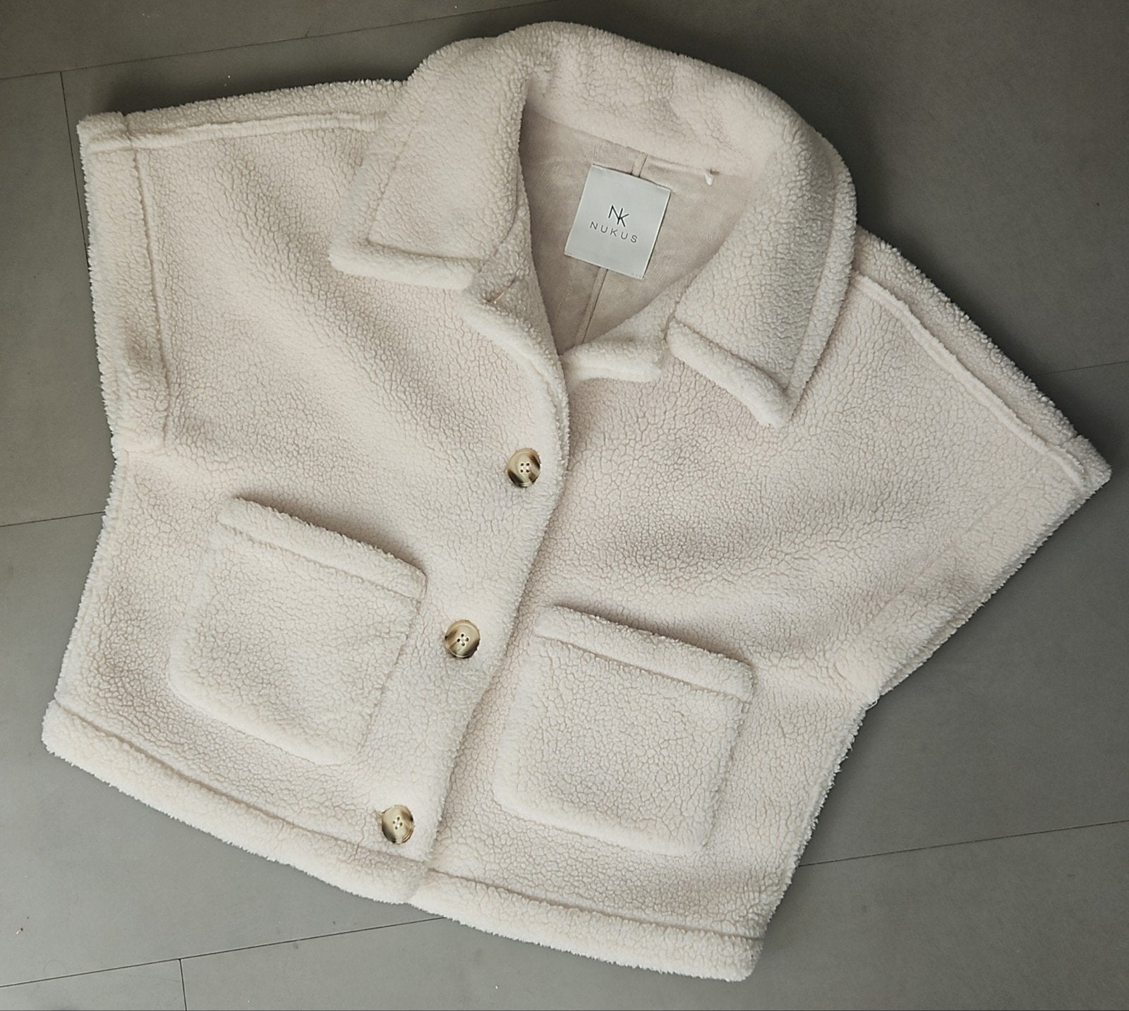 NUKUS Amsterdam Teddy Gilet Bodywarmer Maat S, Ophalen of Verzenden