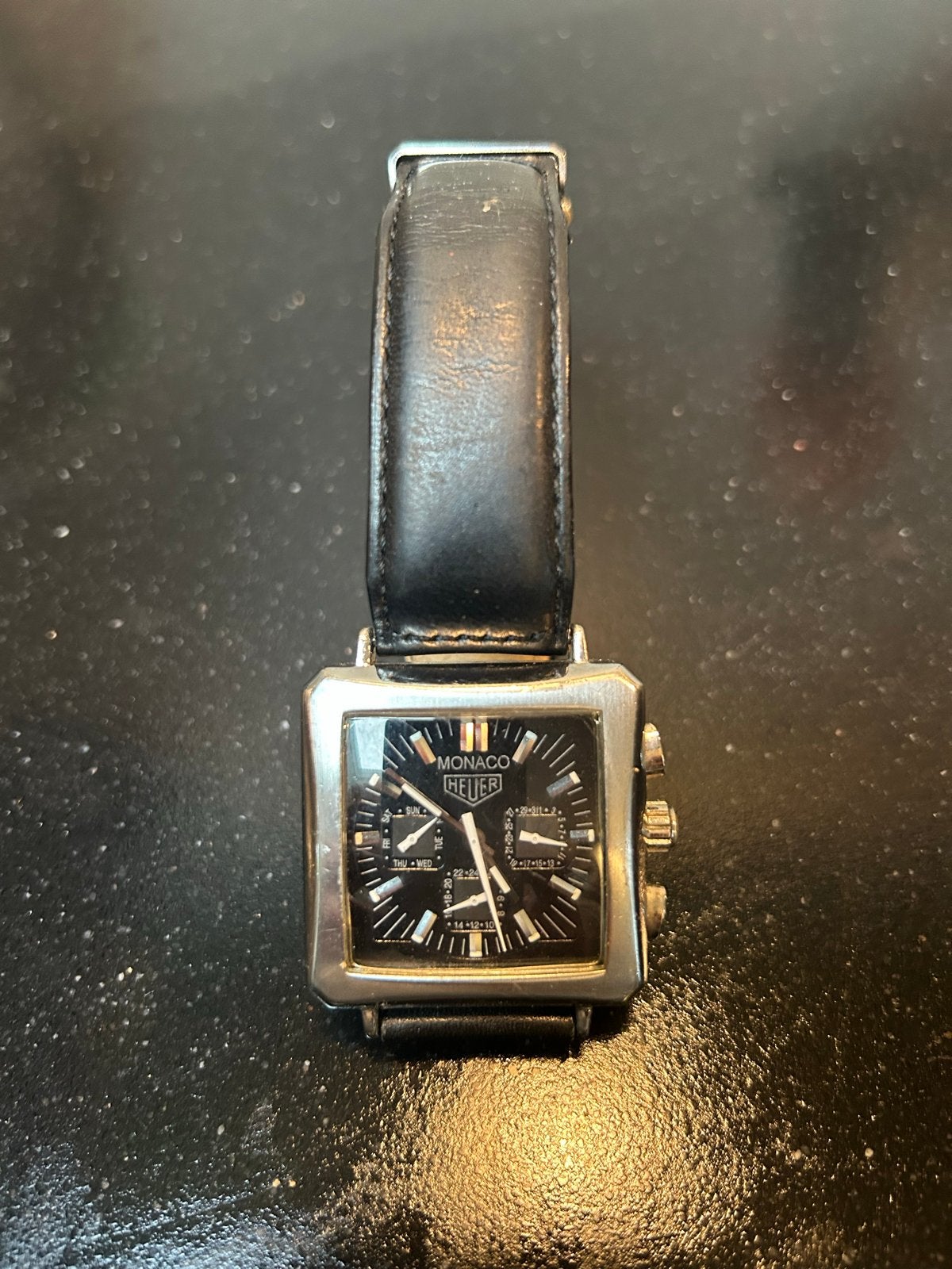 TAG Heuer Monaco horloge - Gebruikt, Sieraden, Tassen en Uiterlijk, Ophalen of Verzenden, Gebruikt