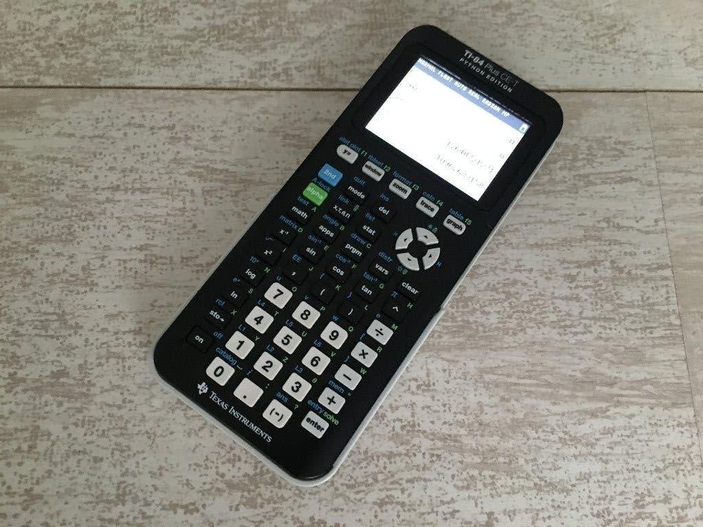 TI-84 Plus CE-T Python Edition grafische rekenmachine, Ophalen of Verzenden, Grafische rekenmachine, Gebruikt