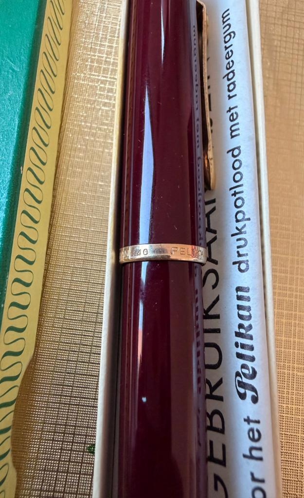 Pelikan vulpen 14C M 585 12,5 cm Günther Wagner Hannover, Overige merken, Verzenden, Zo goed als nieuw, Vulpen