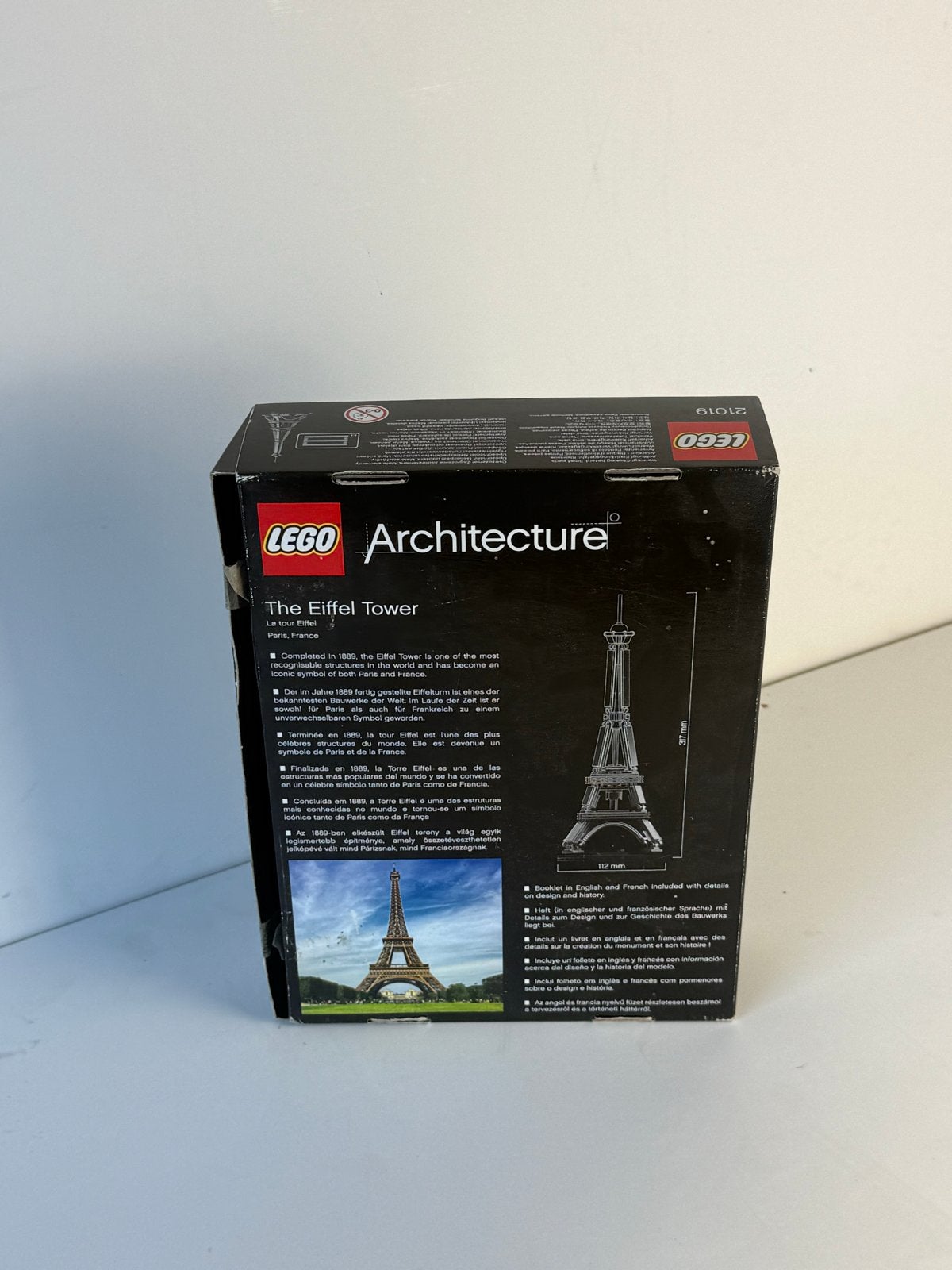 Lego Architecture Eiffeltoren 21019 - Bijna compleet, Gebruikt, Lego, Architecture, Ophalen of Verzenden