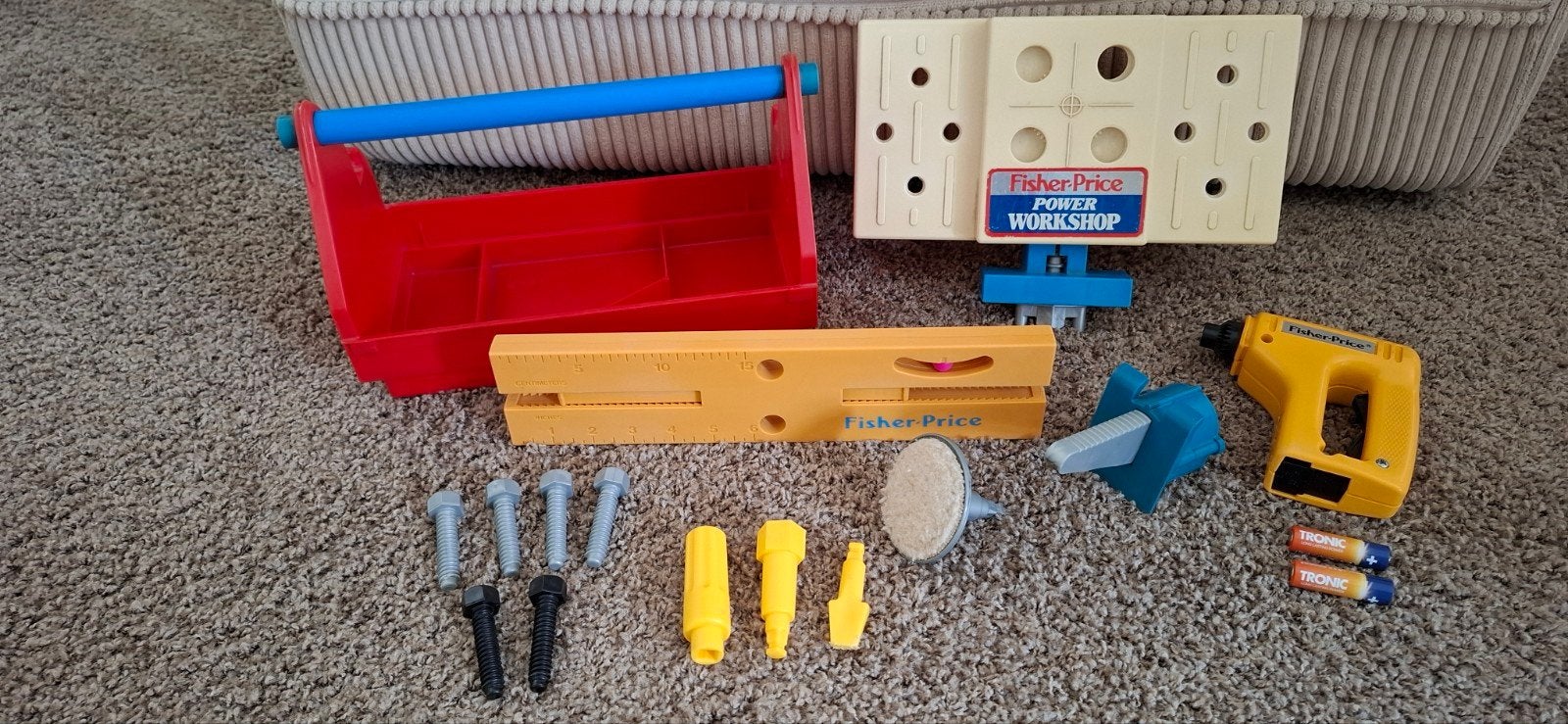 De énige échte FISHER PRICE WORKSHOP uit 1986, Ophalen of Verzenden, Zo goed als nieuw, Speelset