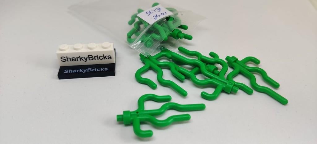 Lego Koraal groen per 10 stuks (Nieuw), Lego Systems A/S, Overige thema's, Lego, Aastvej 1 7190 Billund Denemarken