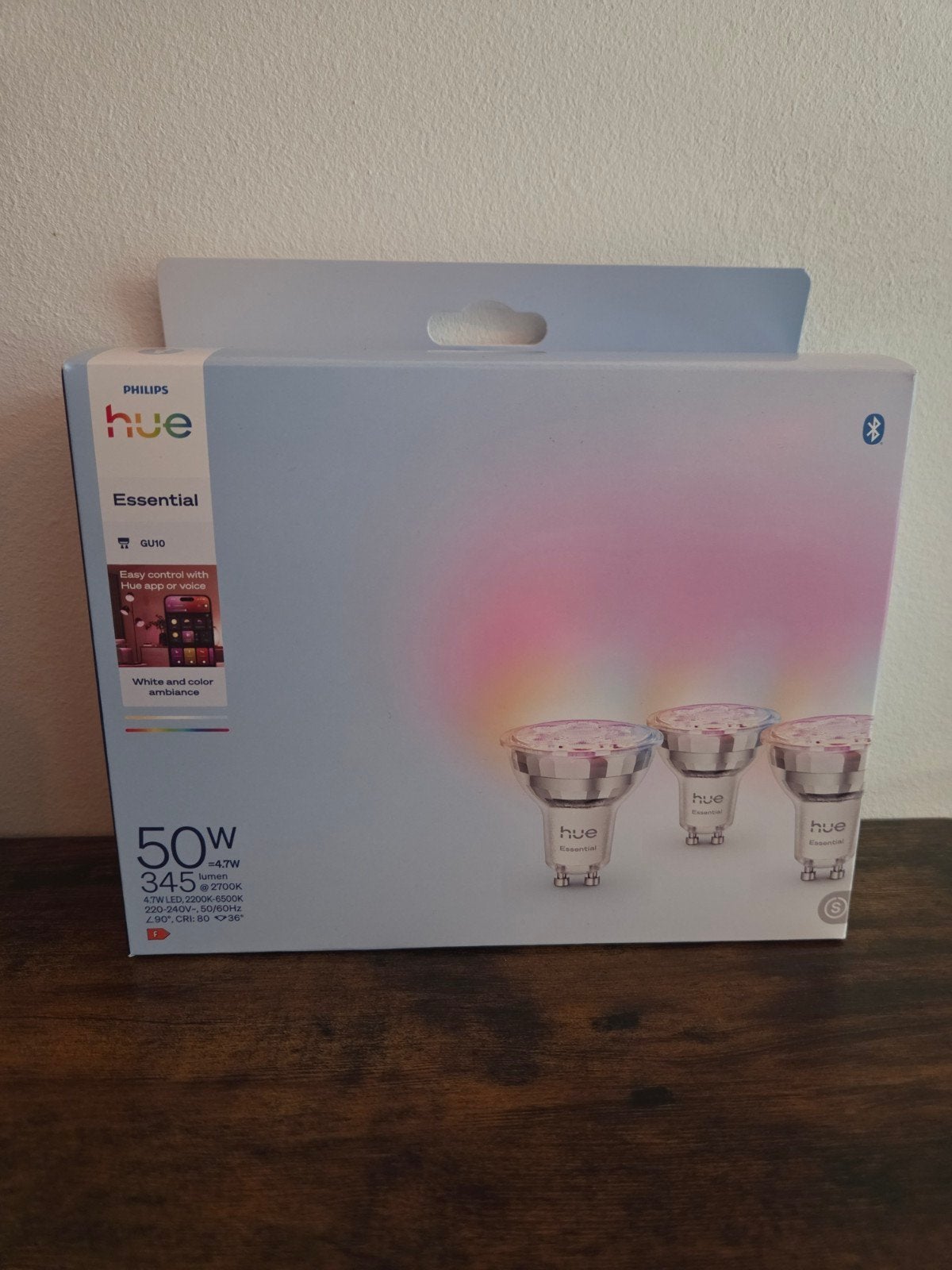 Philips Hue Essential GU10 White & Color Ambiance, Verzenden, Nieuw, GU10, Philips Hue