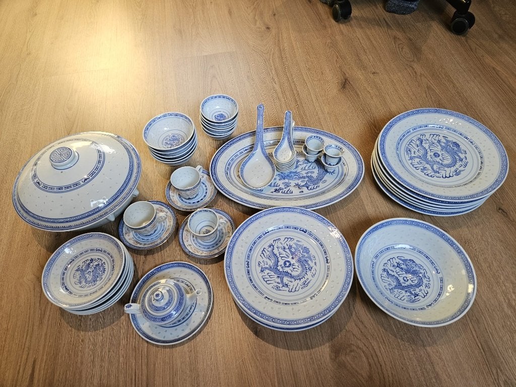 Chinees servies, Huis en Inrichting, Keuken | Servies, Ophalen, Overige merken, Zo goed als nieuw, Overige stijlen