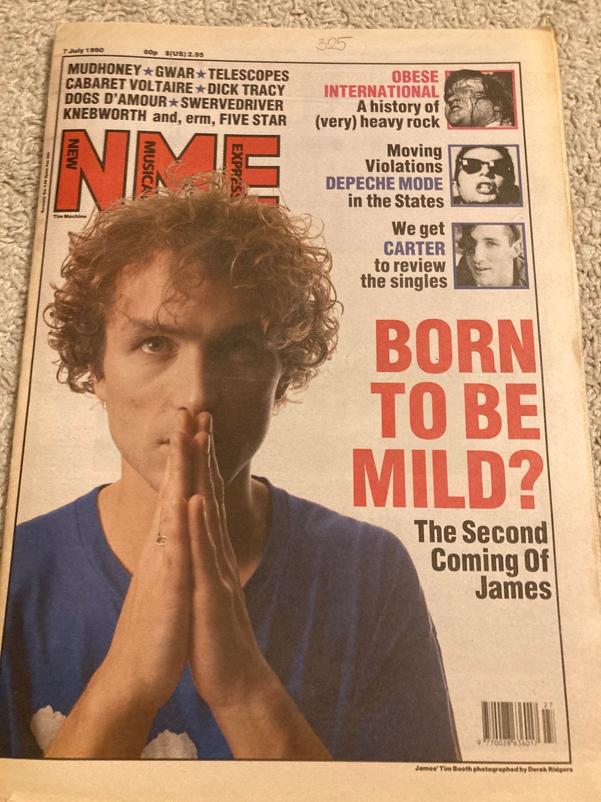 NME 1990 DEPECHE MODE Mudhoney JAMES Five Star TELESCOPES, Ophalen of Verzenden, Zo goed als nieuw, Muziek, Film of Tv