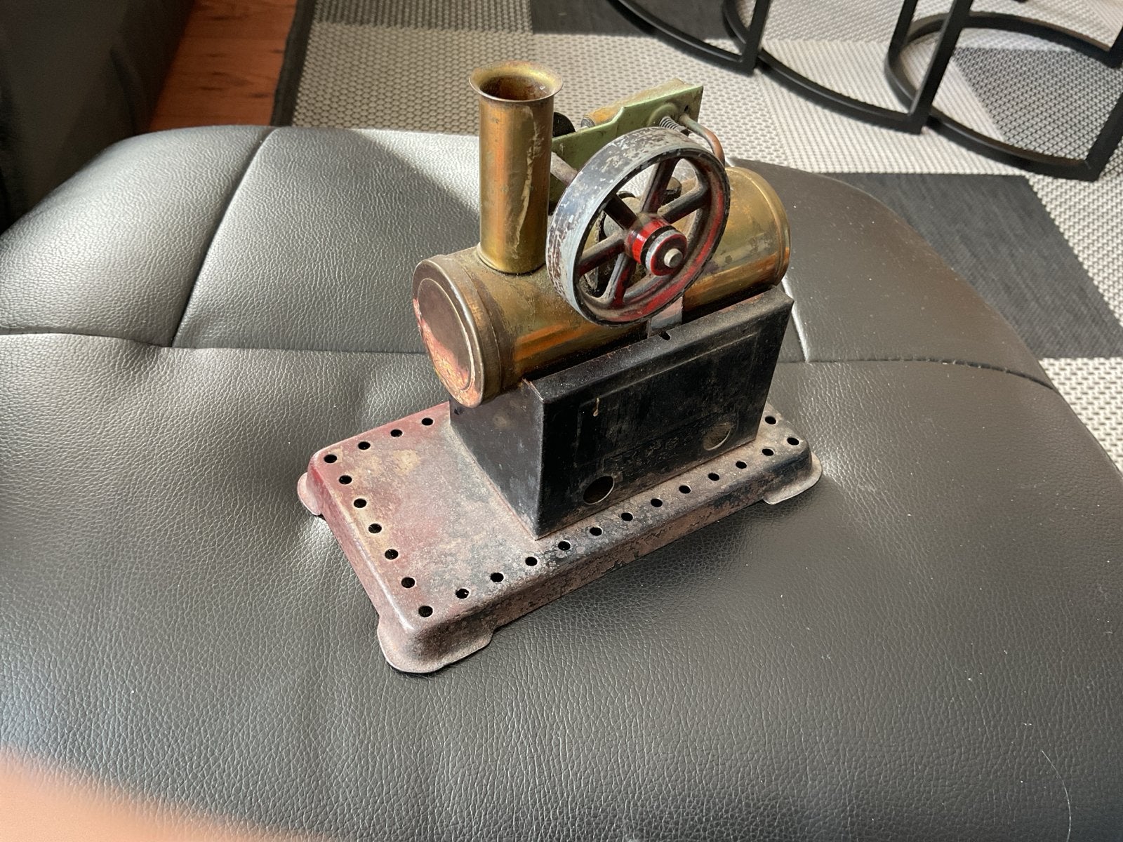 Antieke Stoommachine Model, Ophalen of Verzenden