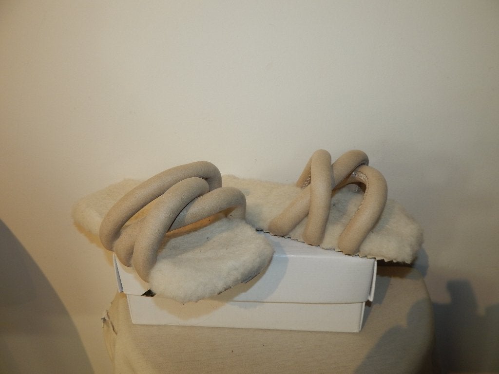 Yume Yume slippers wol bekleding ronde banden ZGAN 41, Slippers, Overige kleuren, Verzenden, Yume Yume