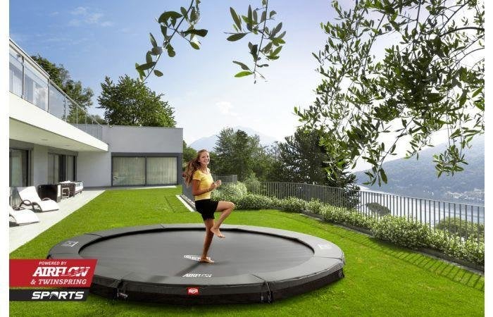 BERG Champion InGround Trampoline Sports 430 Grijs nu €699, Ophalen of Verzenden, Nieuw