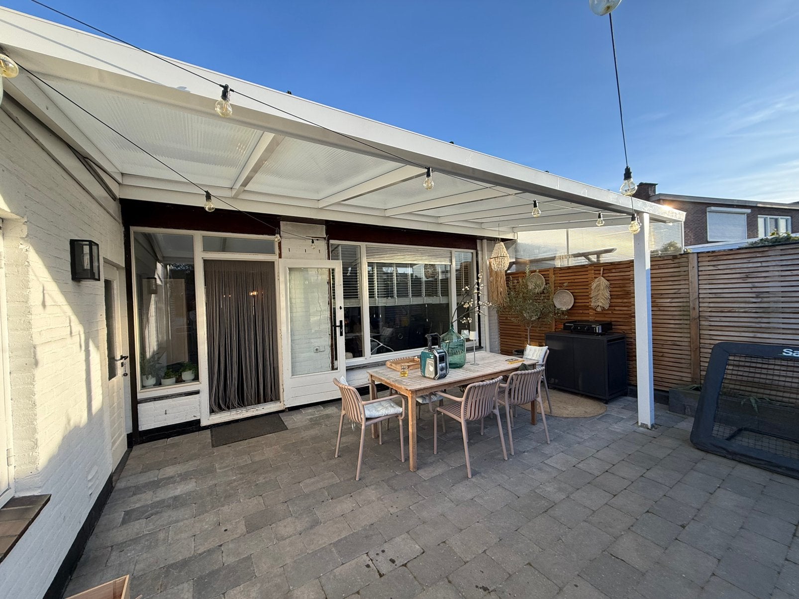 Terras overkapping, Tuin en Terras, Overkappingen, Gebruikt, Ophalen