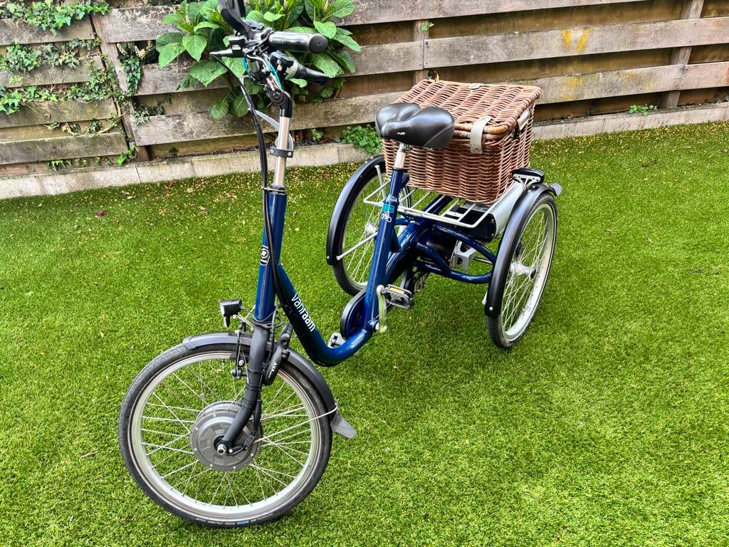 Van Raam Maxi driewielerfiets met elektrische ondersteuning, Ophalen, Zo goed als nieuw, Velgrem