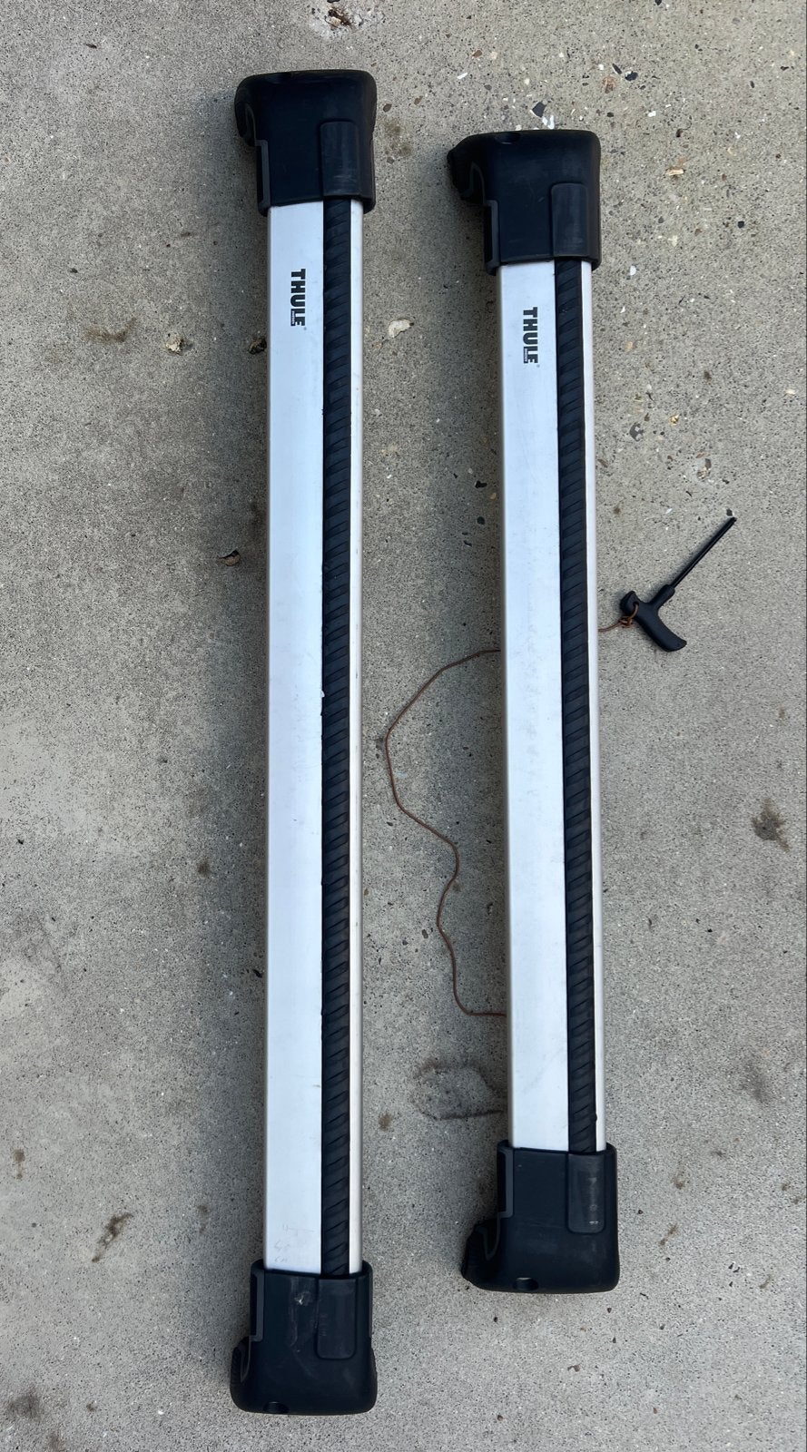 Volvo dakdragers Thule V60 2015 (wingbar), Auto diversen, Dakdragers, Ophalen of Verzenden, Gebruikt